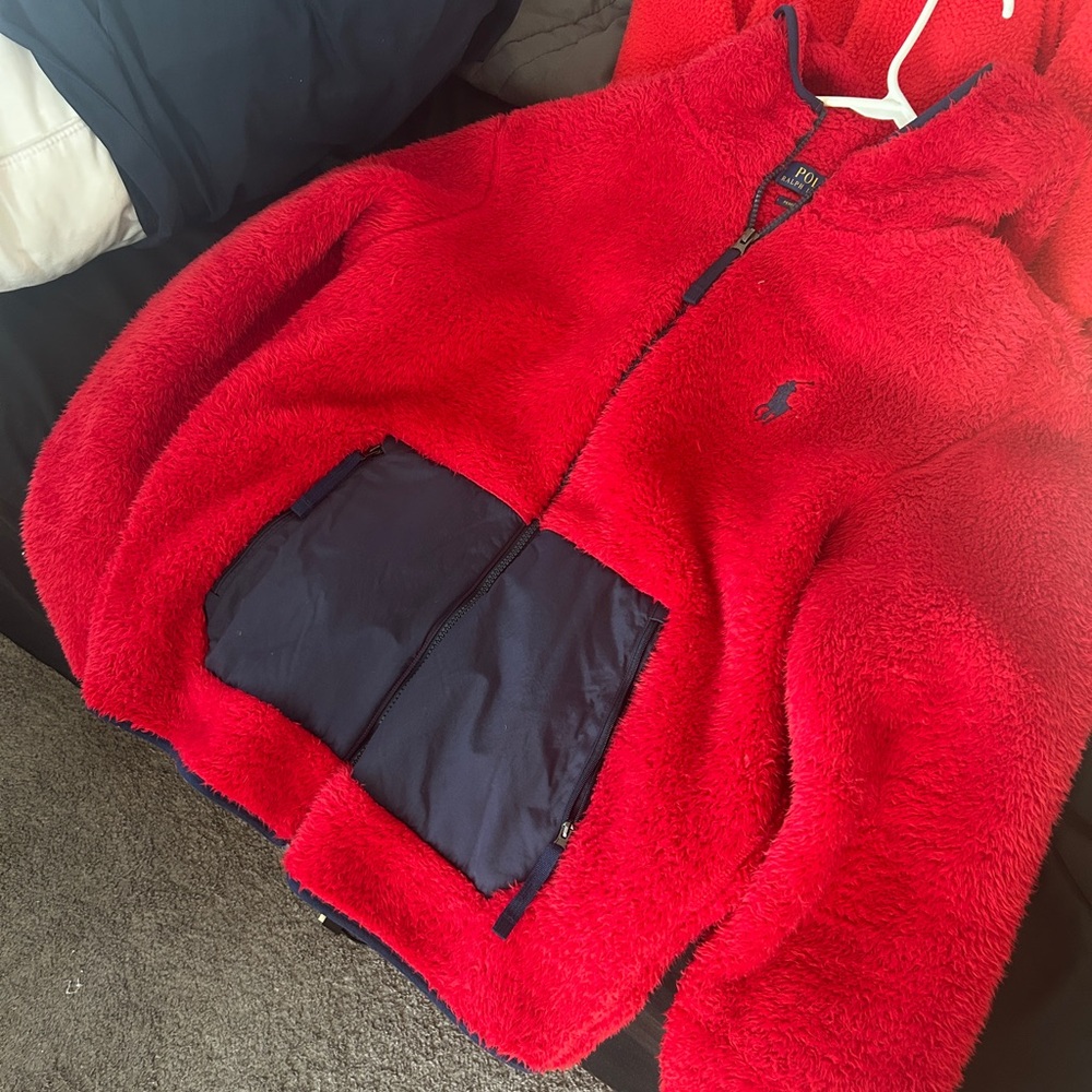 polo rl sherpa red size s
